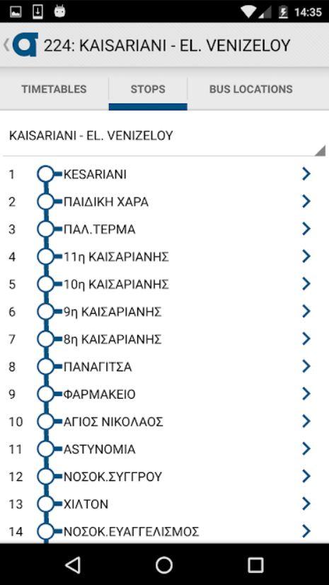 Aplicație cunoașterea rutelor de autobuz în timp real până la sosirea vehiculelor de transport public - Atena (Grecia). - Aplicație cunoașterea rutelor de autobuz în timp real până la sosirea vehiculelor de transport public Atena "Grecia"