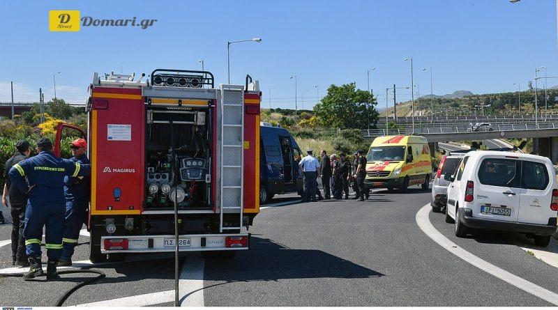 ثيسالونيكي: مقتل ثلاثة واصابة اثنين في حادث سيارة على الطريق السريع بين سالونيك وأثينا