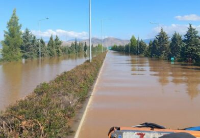 الفيضانات: الطريق السريع بين أثينا وثيسالونيكي لا يزال مغموراً بالمياه ( صور- فيديو )